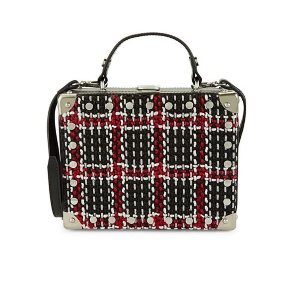 Sam Edelman Gracia Plaid Hardcase Crossbody Bag - Picture 2 of 12